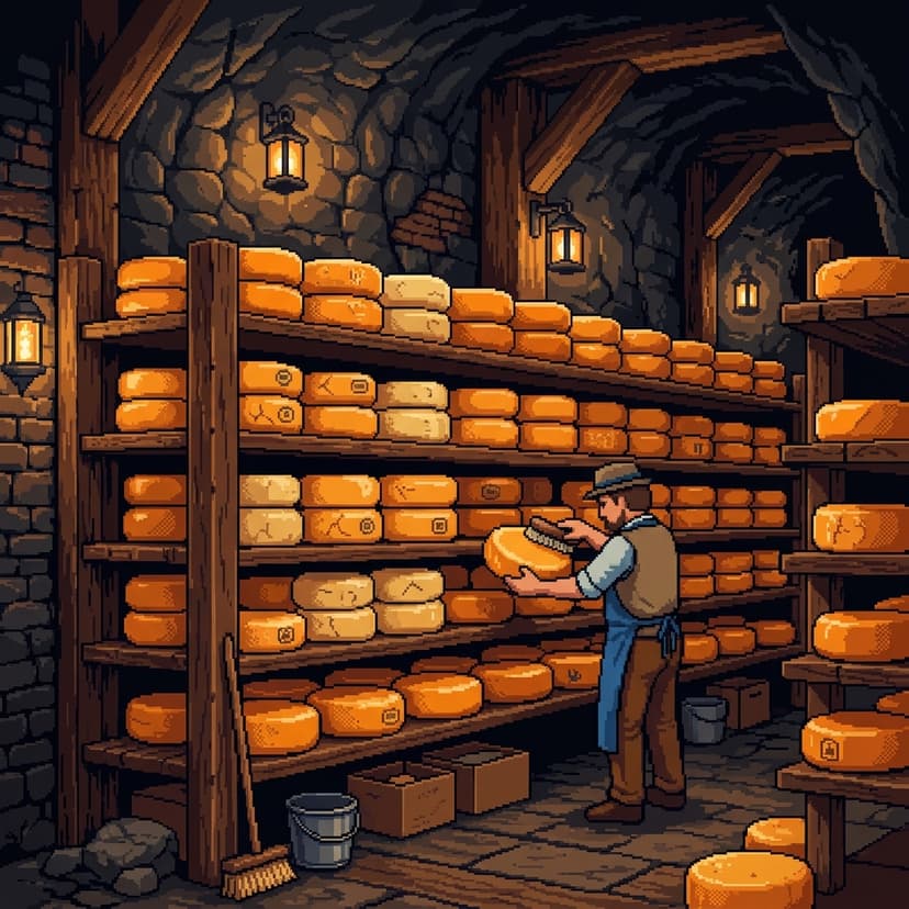 Artisan Gouda Cheese Curing