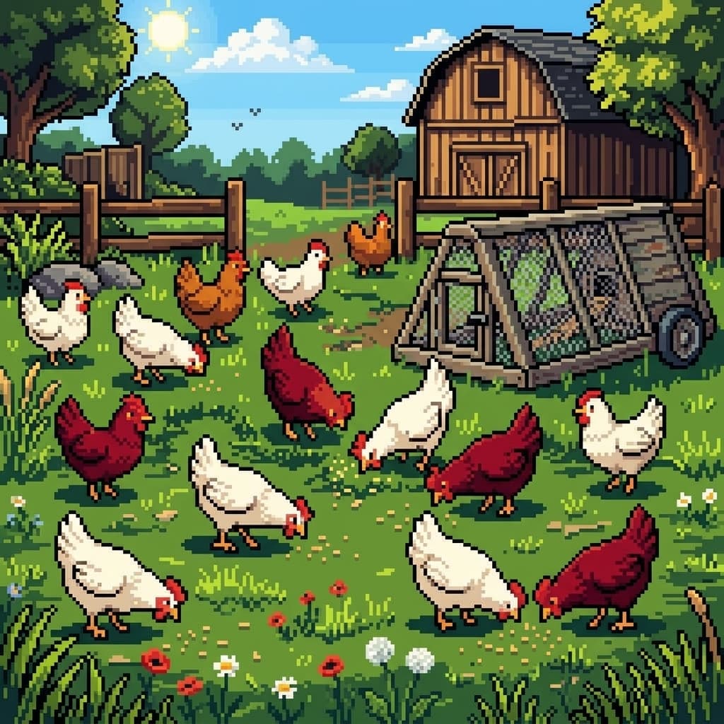 Pasture Broiler Flock (Finishing Stage)